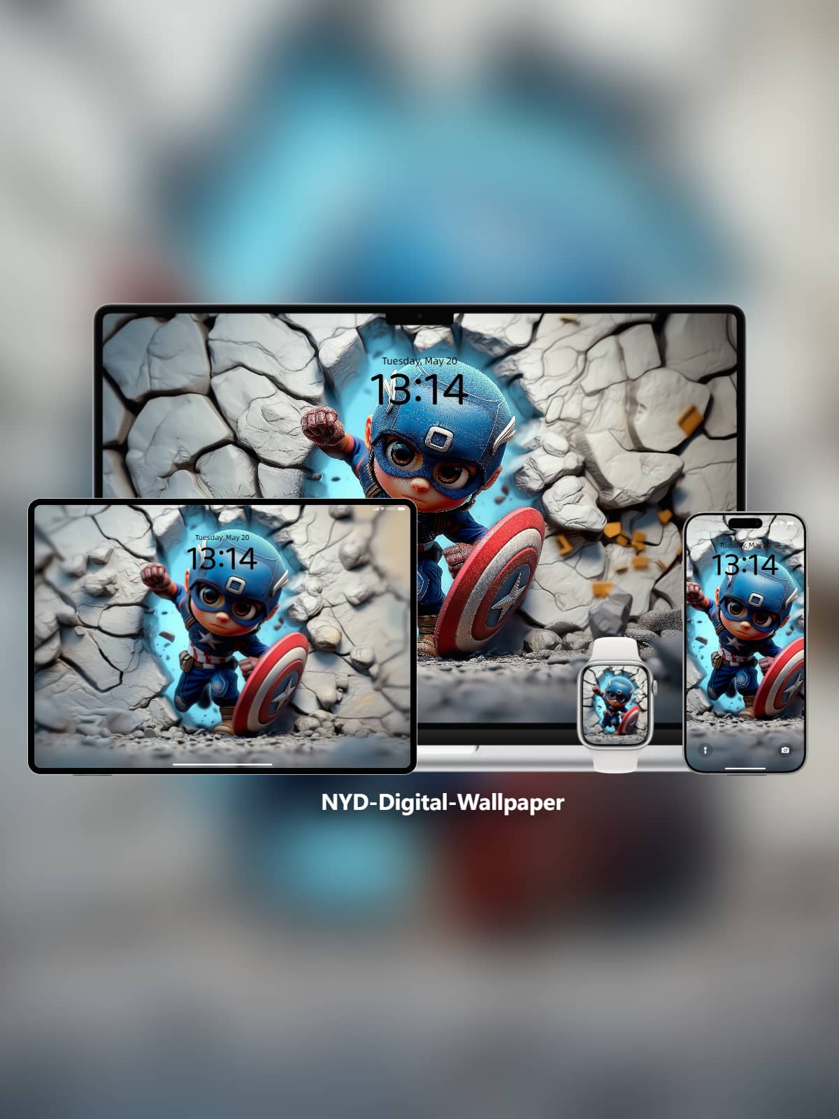 Captain America(mini) Wall-Break