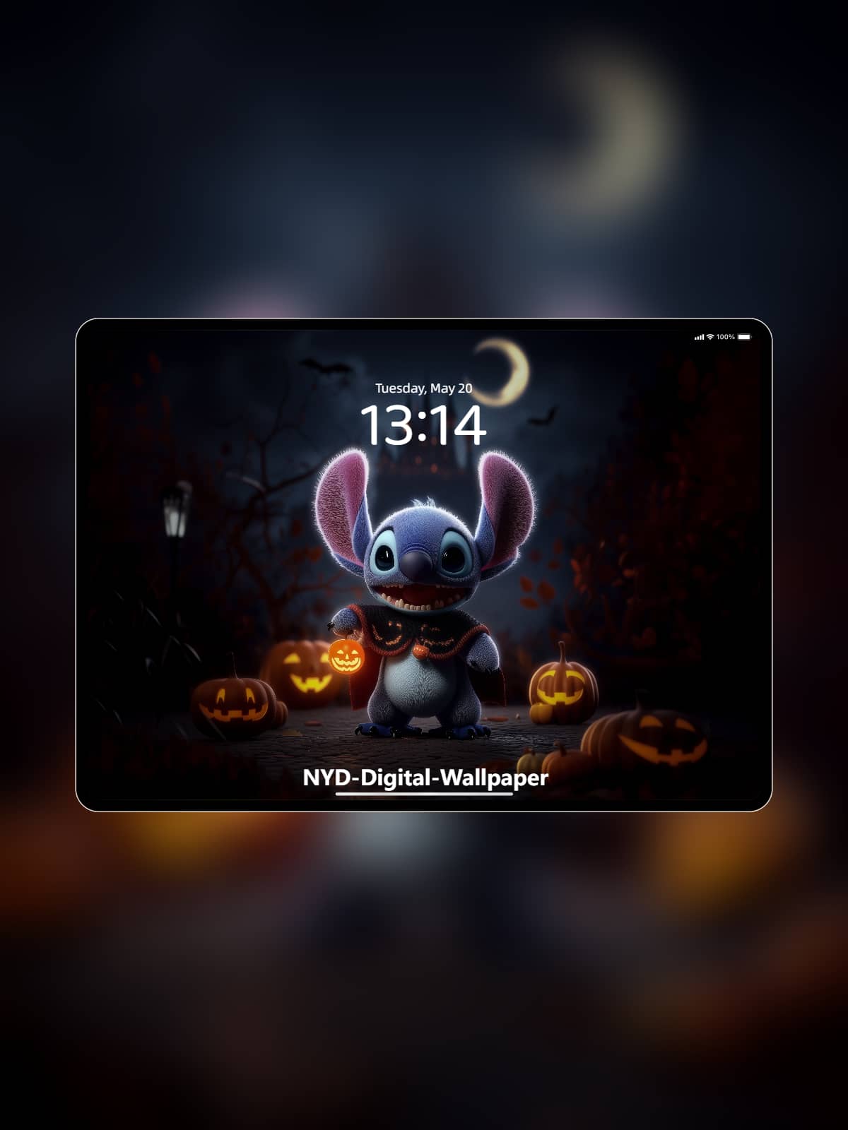 Stitch Halloween Lamp-Lit