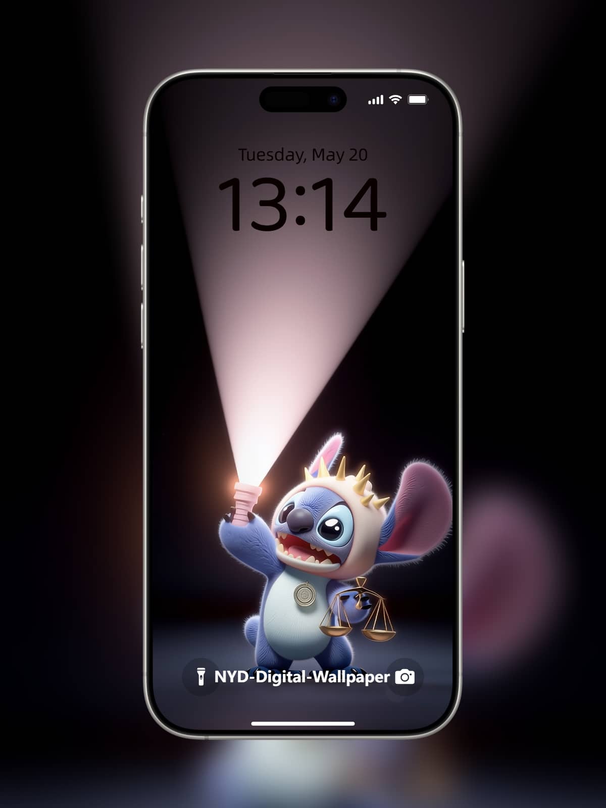 Stitch Libra Lamp-Lit