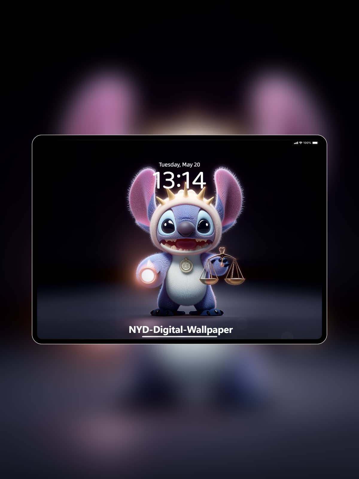 Stitch Libra Lamp-Lit