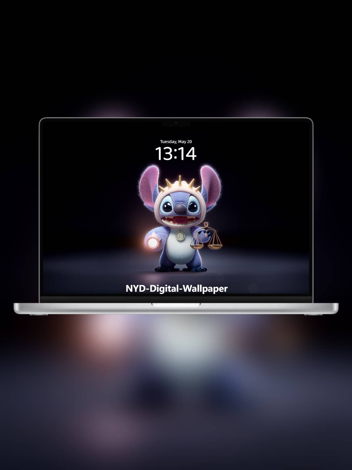 Stitch Libra Lamp-Lit