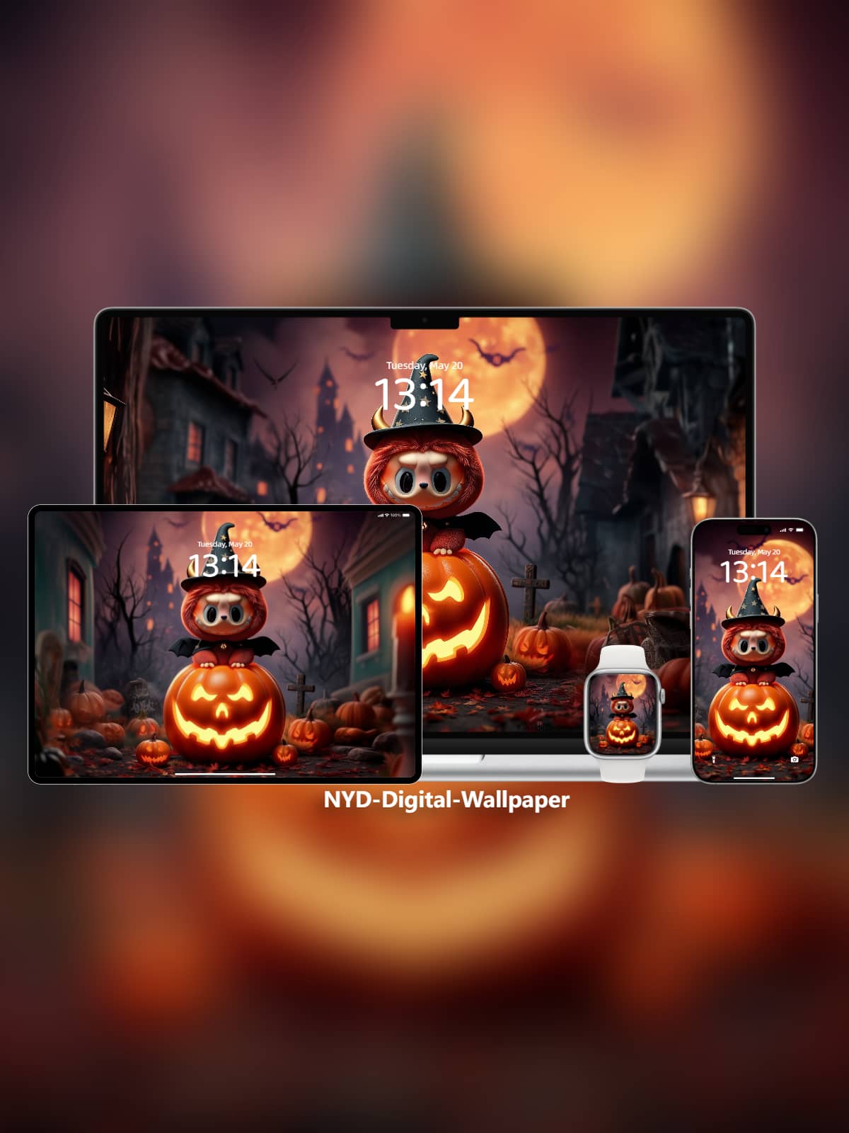 Labubu Jack-o’-Lantern