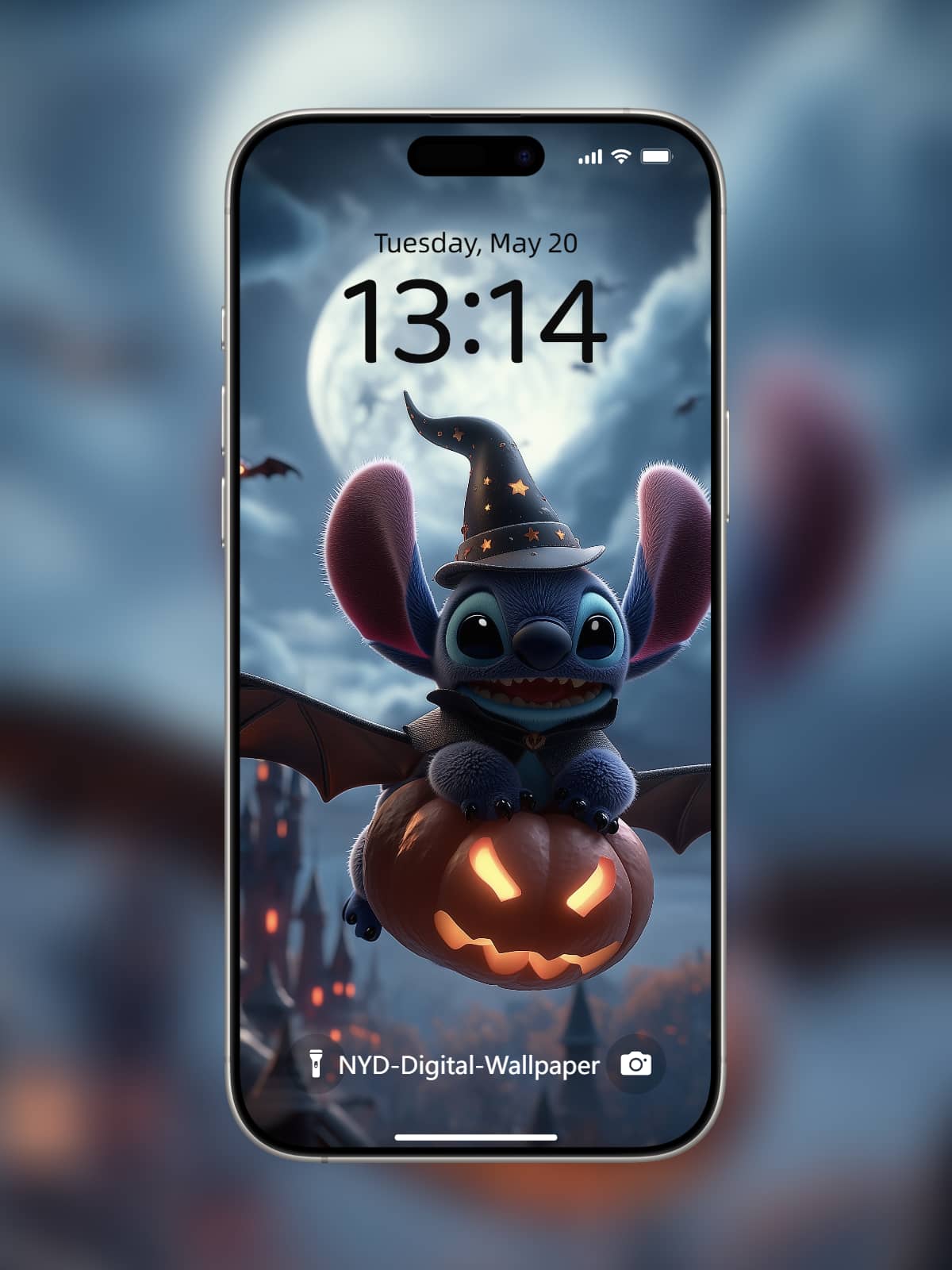 Stitch Flying Jack-o’-Lantern