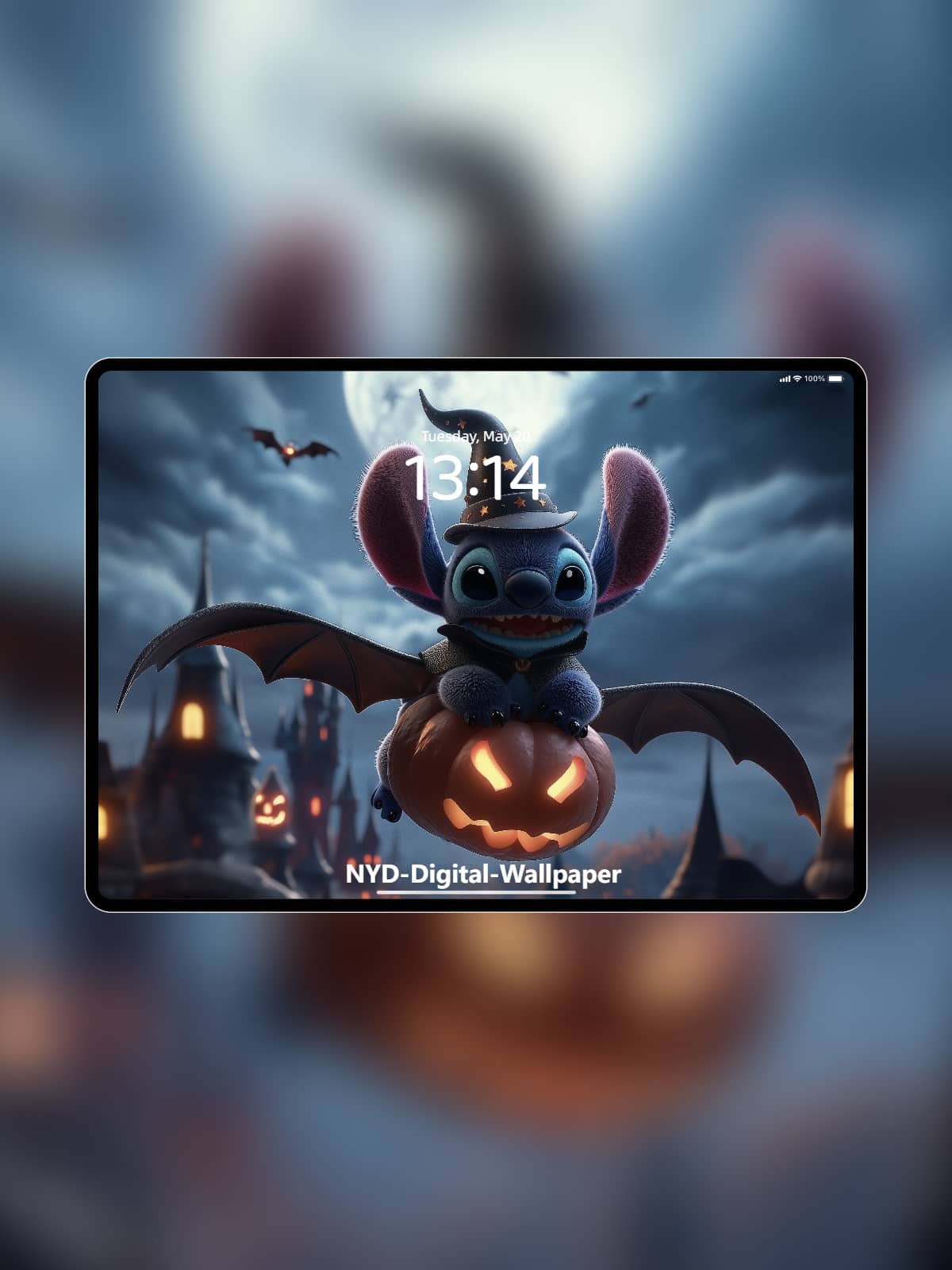 Stitch Flying Jack-o’-Lantern