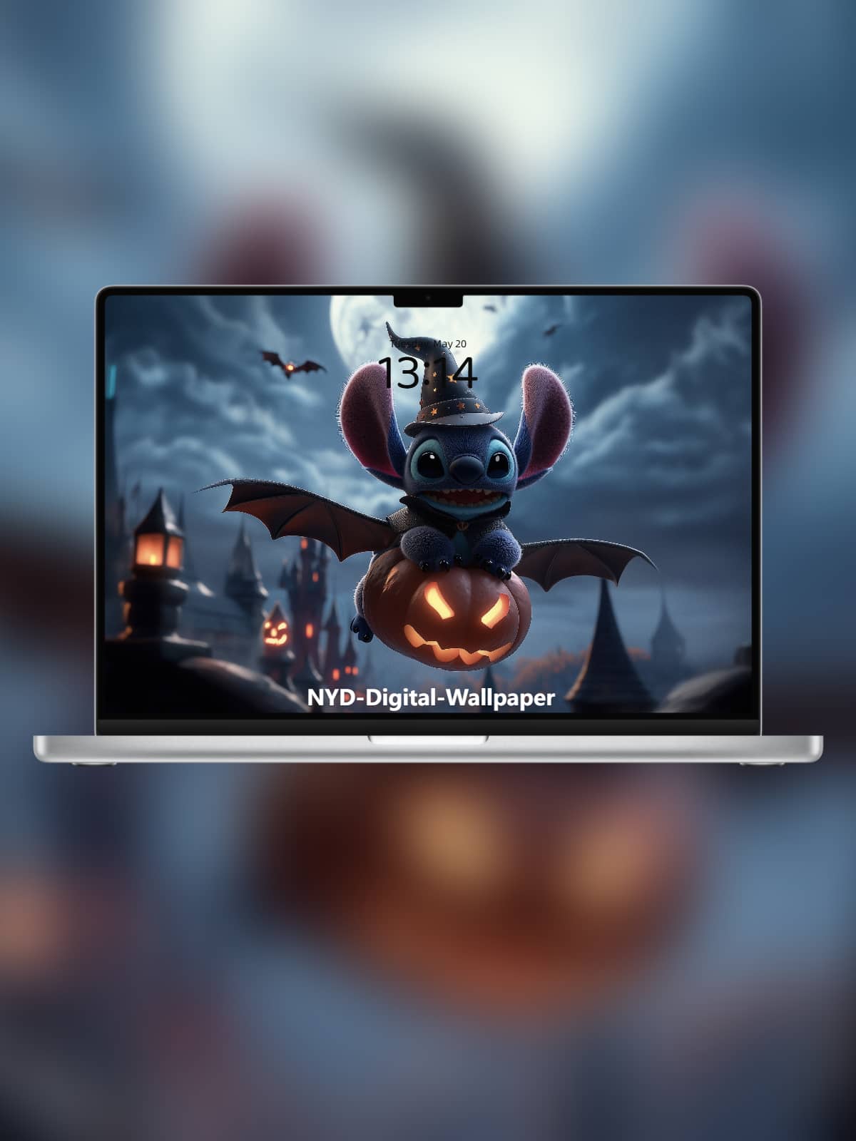 Stitch Flying Jack-o’-Lantern