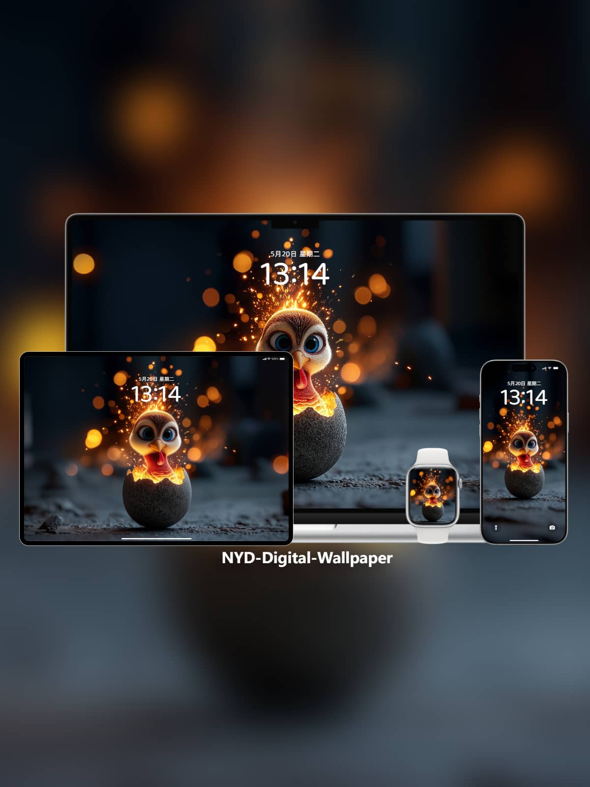 Thanksgiving Turkey Hatching Live Wallpaper  4K