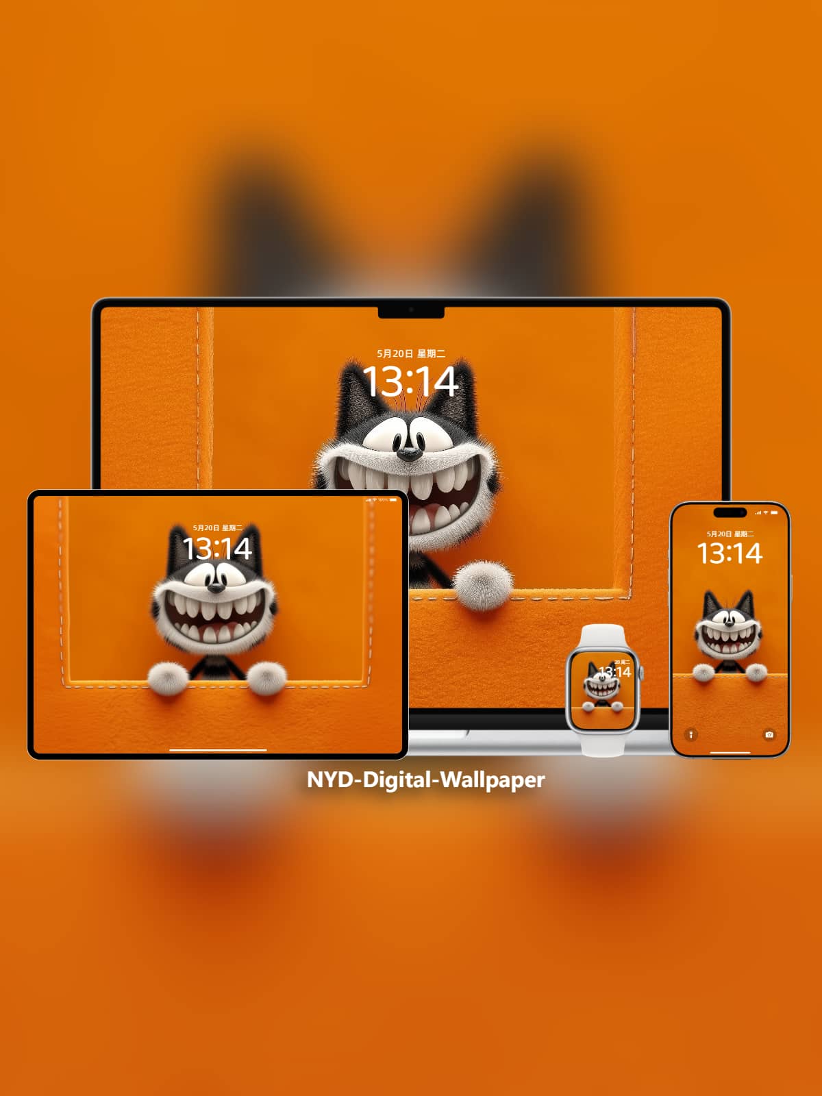 Andy Cat Kawaii Live Wallpaper 4K