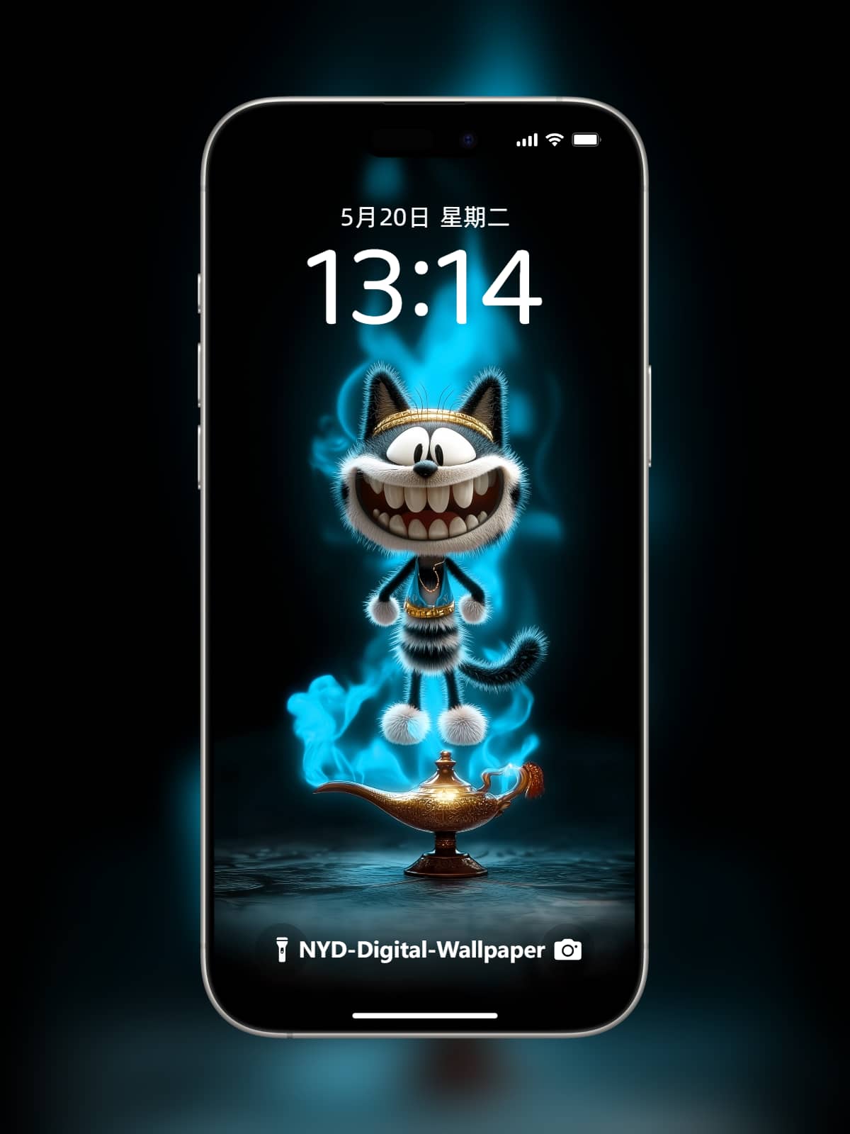 Magic Lamp Andy Cat Live Wallpaper 4K