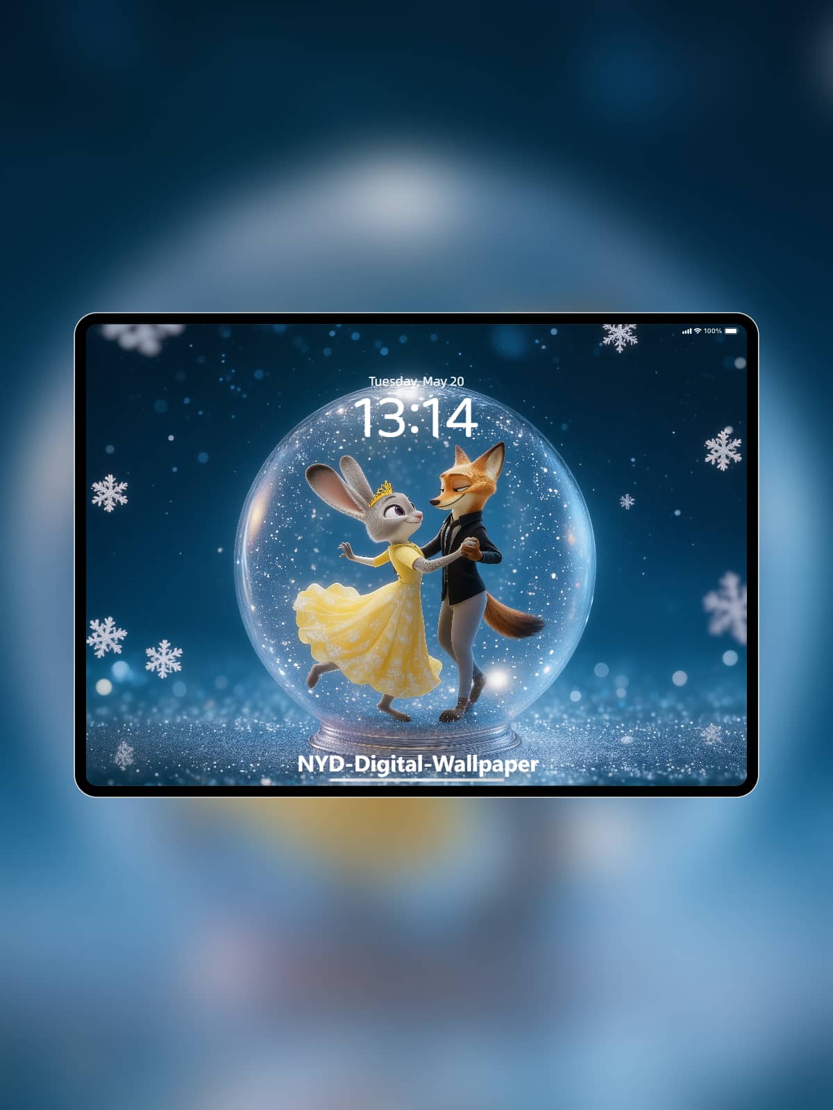 spinning crystal ball- 4K full wallpaper