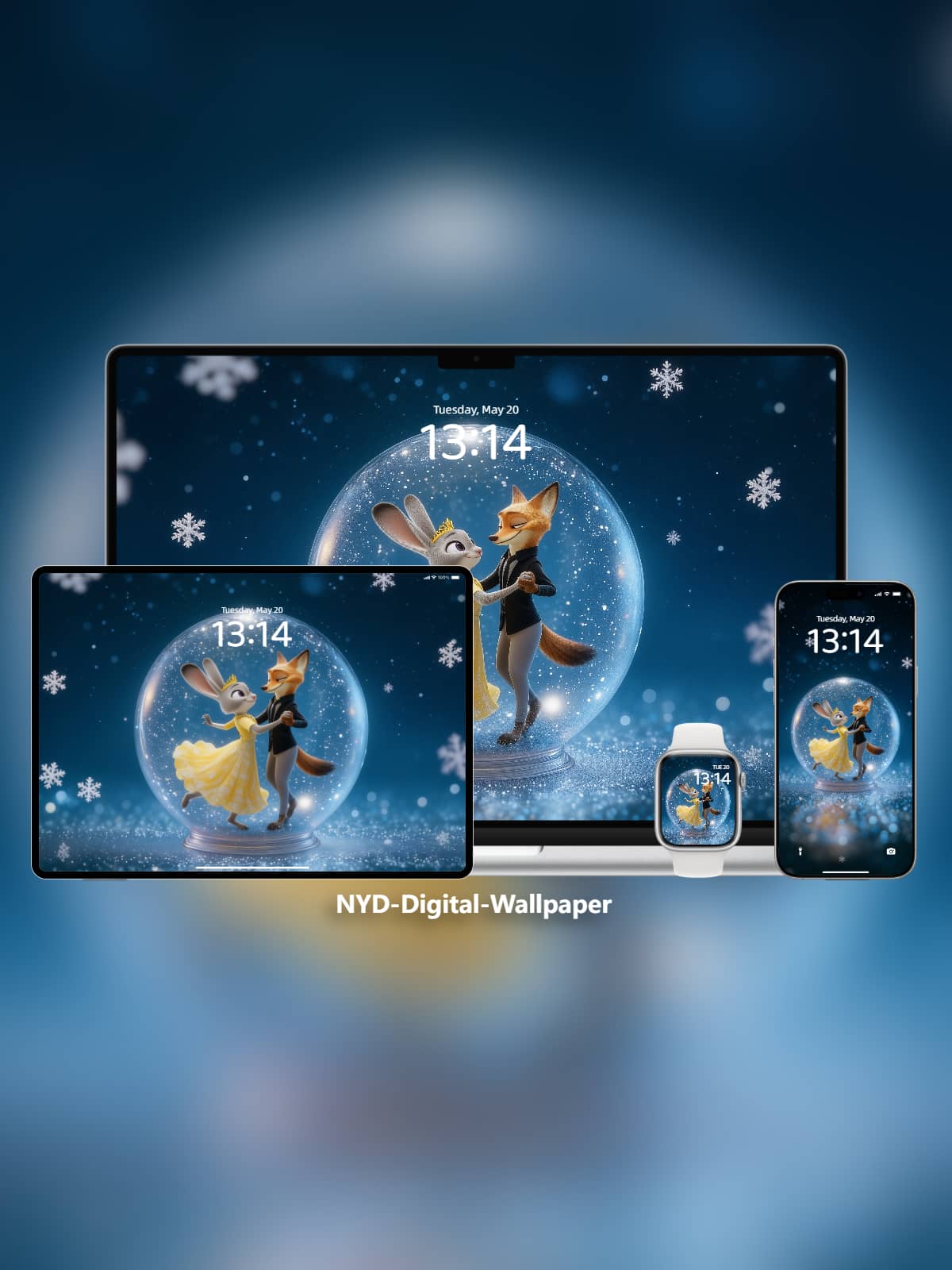 spinning crystal ball- 4K full wallpaper