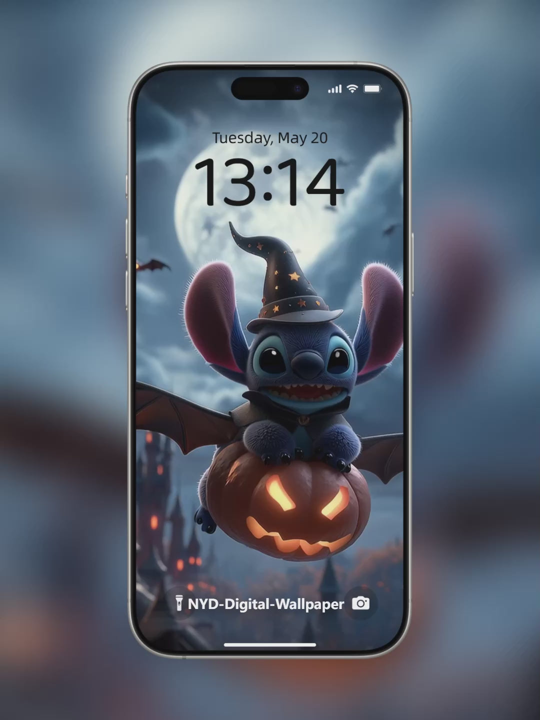 Stitch Flying Jack-o’-Lantern