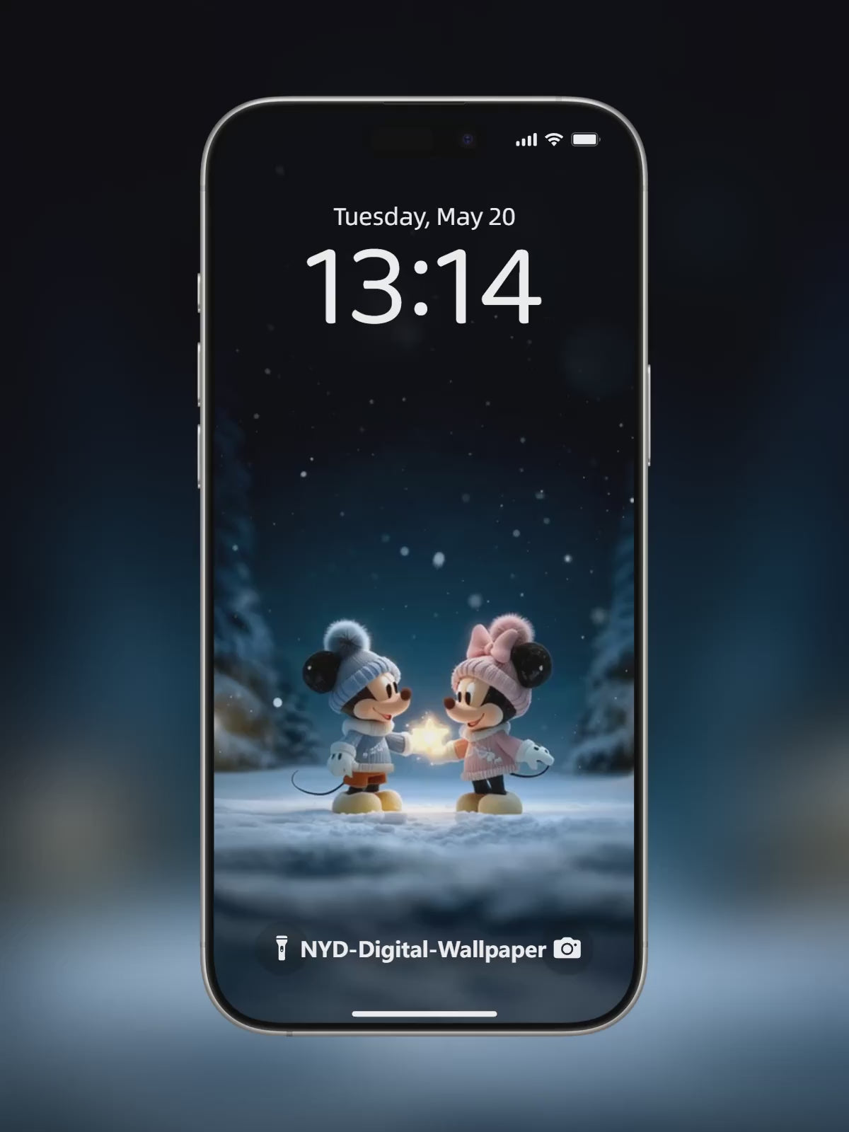 glow christmas tree- 4K full wallpaper