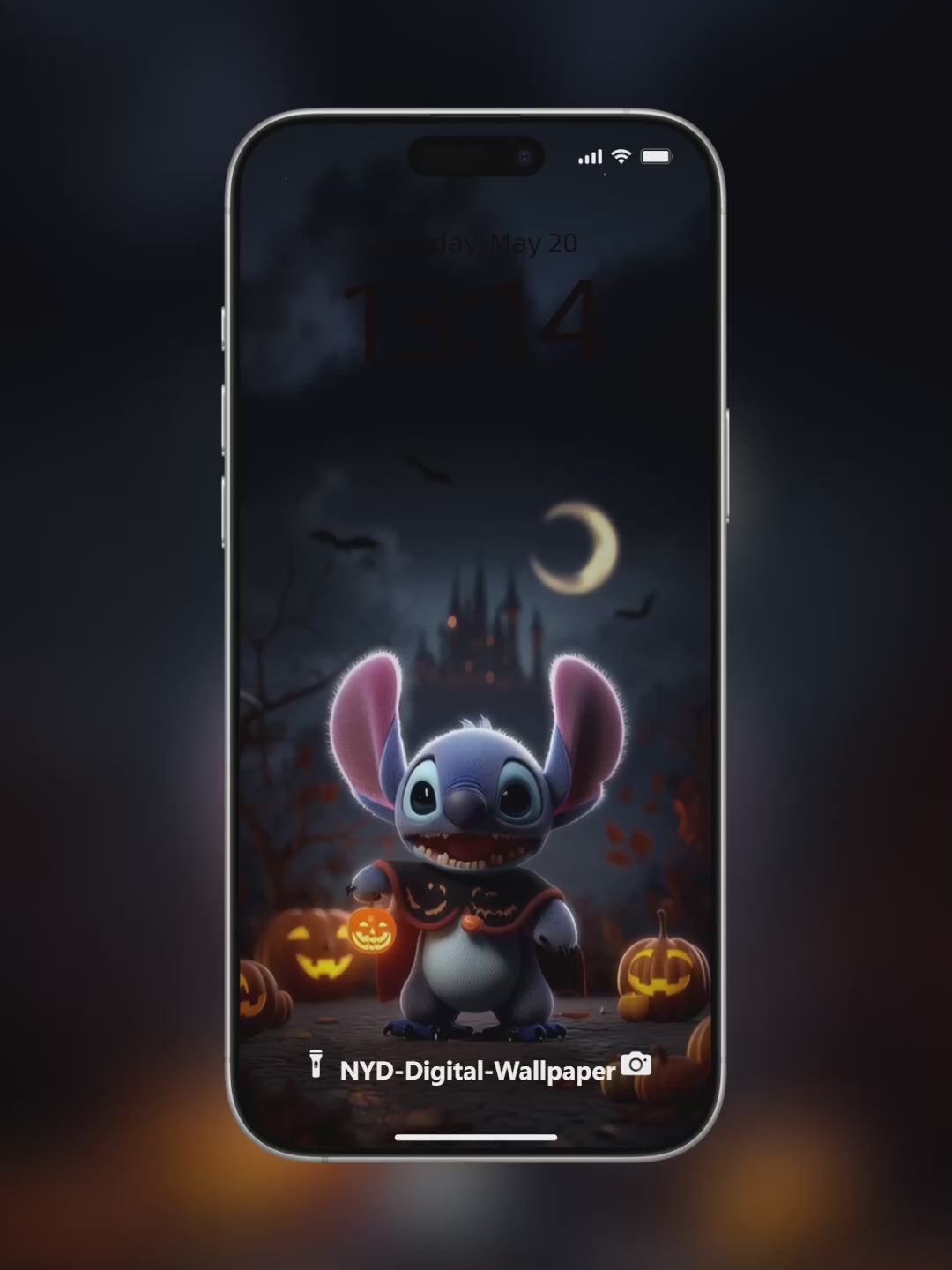 Stitch Halloween Lamp-Lit
