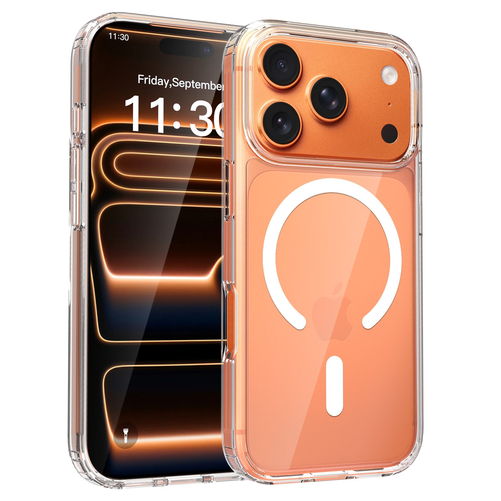 MagSafe Clear Case for iPhone 17 Pro / 17 Pro Max · 2.0mm Anti-Scratch Transparent Protective Cover